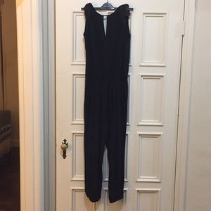 NWOT banana republic black tuxedo jumpsuit